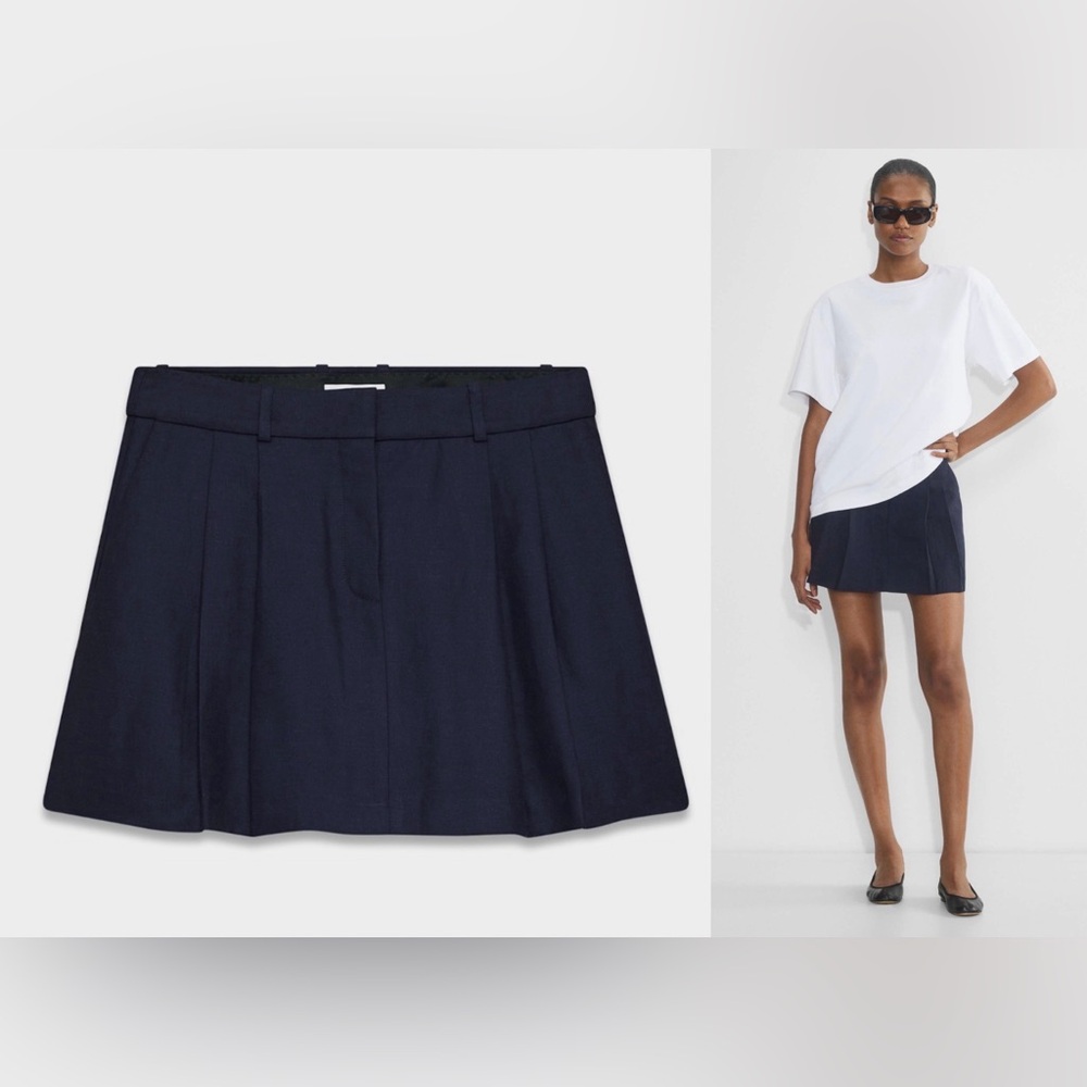 Aritzia Babaton Pleated Scanner Skirt